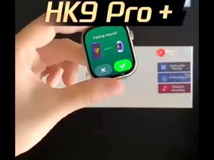 นาฬิกาข้อมือสมาร์ทวอทช์ HK9 Pro+ Gen 3 plus AMOLED 45 มม. เข็มทิศ NFC Series 9 เชื่อมต่อบลูทูธ แรงดันเลือด สัมผัสลื่น เหม