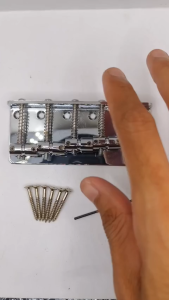 Bridge Bass Elektrik Electric 5 String Spacing 18mm Chrome