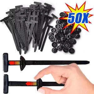 10-50Pcs Nylon Universal Cable Tie Buckle Multipurpose Plastic Cable Ties Tool Heavy Duty Self Locking Nylon Zip Ties for Car DailyRepair