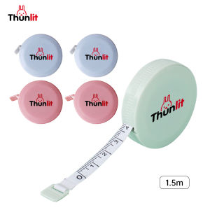 Thunlit Kids Tape Measure 1.5m Retractable Mini Cute Portable Inch Measuring Tailor Roll Ruler Body Measurement Wholesale