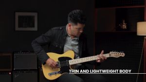 SQUIER SONIC ESQUIRE H  กีต้าร์ไฟฟ้าทรงเทเลคาสเตอร์ 21 เฟร็ต ปิ๊กอัพ Ceramic Humbucker บอดี้บาง เบา | ประกันศูนย์ 1 ปี PS MUSIC