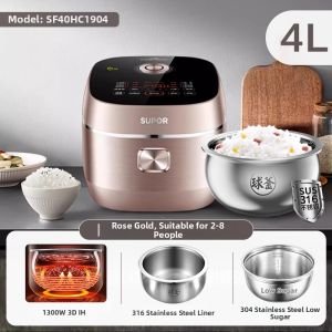 Supor | Low Sugar No-Coating Inner Pot 316L Rice-Water Separation Electric Rice Cooker