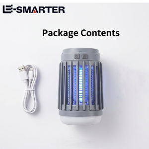 Portable Rechargeable Solar Fly Trap Zapper Electric Mosquito Killer Insect Repellent Outdoor Camping Bedroom Night Light