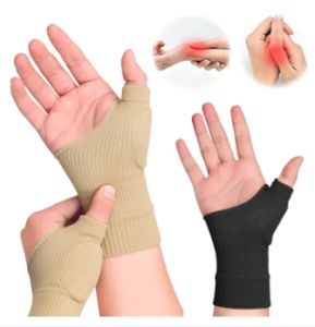 1 pair of thumb wrist support brace breathable thumb compression sleeve with soft gel padding for arthritis tendonitis stent bandage stabilizer for relieving carpal tunnel joint pain in the thumb wrist