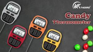 Digital Instant Read Candy Meat Thermometer Large LCD Backlight Stainless Steel Pot Clip Deep Fry Sugar BBQ Milk Coffee Cooking