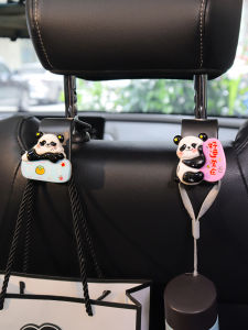 Creative Cartoon Car Rear Seat Back Hooks Multi-Functional Vehicle Interior Small Hooks Seat Back Clips Rotatable ABS Material