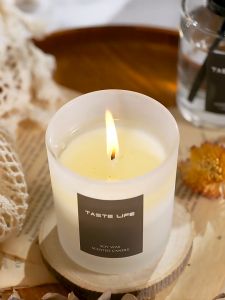 Nến Thơm handmade Không Khói cốc thủy tinh - Nến thơm phòng giảm stress khử mùi tự nhiên tạo hương thơm trang trí decor