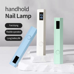 LULAA Portable Nail UV LED Lamp Rechargeable for Nails Gel Polish Drying with Two Timer Settings Drying Lamp Nail Art Tool DIY