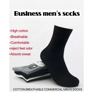 [SG  in store] Cotton Ankle Long SocksAnti-Bacteria / Odor Socks Business Casual Soft Sock for Men/women