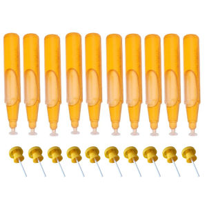 20Pcs Fruit Fly Traps with Natural Attractant Liquid for Orchard Pest Management Durable Plastic Insect Catcher