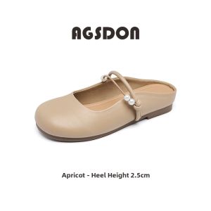 Agsdon | Pregnant Women Friendly Summer French Style Half Sandals
