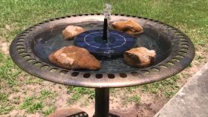 23 inch Outdoor Garden Bird Bath Tray for Garden Patio Deck