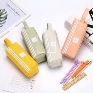 Harga Grosir - Kotak Pensil Dan Stationery Dual Zipper / Tempat Alat Tulis Perlengkapan Sekolah