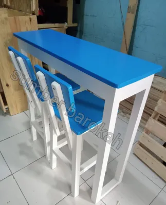 (020). meja bar dinding cafee meja makan