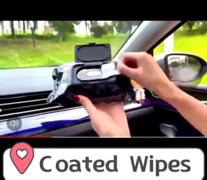 80Pcs/Box Leather Care Wet Towel Dust Removal Brightening Cleaning Wet Wipes Car Interior Accessorie