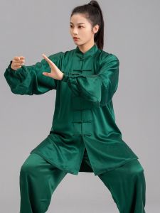 Heavy Silk Sand Washed Tai Chi Uniform