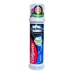 Colgate | European Imported Standing Pump Effective Anti-Cavity Double Fluoride Calcium Repair Fresh Breath Whitening Toothpaste