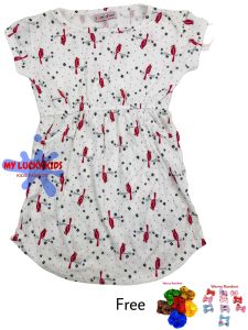 3-7TH DRESS ANAK SYAKIRA DRESS KAOS ANAK