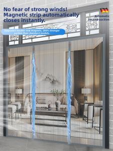 SHULIAN | Mosquito Proof Magnetic Self Adhesive Door Curtain