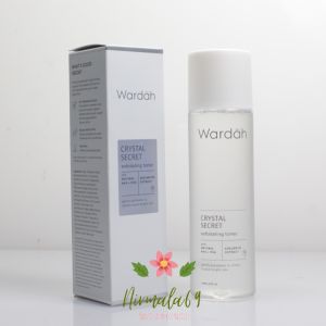 Wardah CRYSTAL SECRET exfoliating toner 125ml/toner wajah wardah/toner pencerah wajah/toner expoliating/Original/Bpom/pembersih pori pori