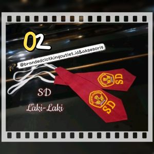 DASI SEKOLAH BORDIR SD SMP SMA / SERAGAM SEKOLAH / DASI POLOS HITAM BIRU ABU COKLAT / DASI BORDIR PEREMPUAN LAKI LAKI / DASI SEKOLAH CEWEK COWOK / DASI SEKOLAH SD SMP SMA PRAMUKA | TSD78302817