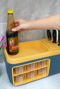 Rak Dapur Serbaguna Rak Penyimpanan Bumbu Dapur Multifungsi Kitchen Shelf 4/6 Laci Multifungsi