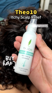 🇸🇬 Theo10 Itchy Scalp Relief - 60ml | Safe Natural Organic No Steroids Paraben Free For Rapid Itch Pain Relieve Soothes Moisturizer Hair Scalp Skin Beauty Care Spray Beauty Spa Treatment Reduce Inflammation Hydrate Menthol Cooling Travel Size Essential