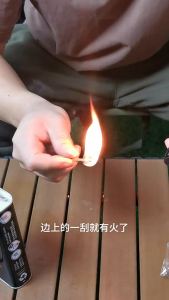 Metal matchbox fire starter oil matchbox oil metal lighter HDKT