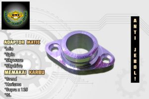 Adaptor Sambungan Manipol Mio Beat Spin Skywave Hayate Skydrive pakai  Karbu Grend Karisma Supra X 125