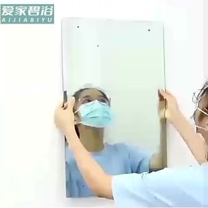 Frameless High-Definition Wall-Mounted Makeup Mirror