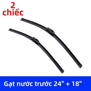 Cần Gạt Nước Phía Trước Xe Kia Mohave 2006-2016 Loại Chữ U Cao Su Mềm Không Xương HD Yên Tĩnh Bền Bỉ Cần Gạt Nước Ô Tô 24 Inch + 18 Inch