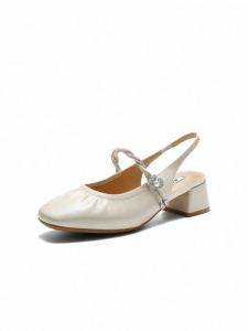 Belle | Sparkly Crystal Peep Toe Elegant High Heel Sandals