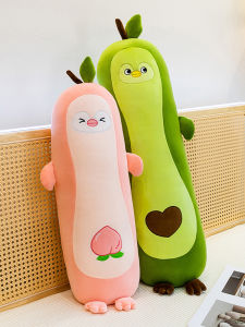 QIAOSHANG | Cute Avocado Peach Plush Toy Home Decor