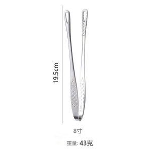 Thickened 304 SST Barbecue Clip Long BBQ Clamp Korean Style Strawberry Clamp For Home Fried Steak Clip Bread Clip