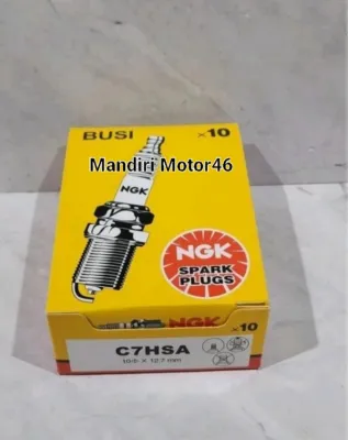 paket 1 box busi isi 10 busi ngk C7HSA jupiter vega Z soul nuovo gran supra fit supra x