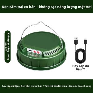 YINNUO | Đèn Lều Dùng Năng Lượng Mặt Trời Dài Đời