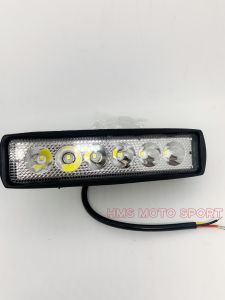 LAMPU TEMBAK SOROT 6 MATA LURUS TEBAL CWL LED 3 MODE