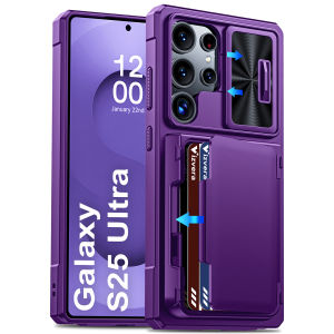 Global Carnival Festivalfor Galaxy S25 Ultra CaseCards HolderCamera CoveRugged Shockproof Silicone Protective Case-Blue