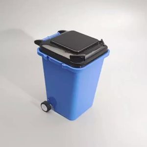 Trash Can Shape Pen Holder Creative Desktop Organizer Pencil Storage Box For Student Office Use