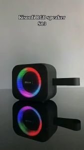 Speaker S13 Bluetooth Kisonli 5.0 8W RGB Light Rhyme Garansi Resmi 1 thn - LPM
