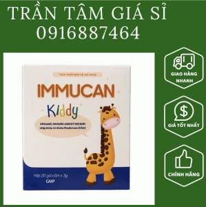 Tăng Đề kháng IMMUCAN KIDDY cho bé Ăn ngon Tăng cường Sức khỏe Cải thiện hệ miễn dịch