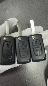 Flip Remote Car Key Shell Case Cover HU83 VA2 For Citroen C2 C3 C4 C5 C6 Xsara Berlingo For Peugeot 207 307 308 407 607 807