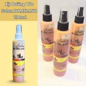 Xịt Dưỡng Tóc Salon DI MILANO - 210ml Giúp Tóc Mượt Mà Óng Ả Cung Cấp Độ Ẩm.
