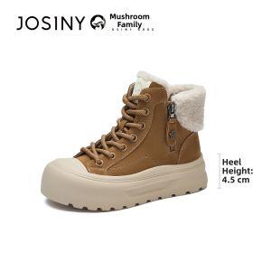 Josiny | Thick Sole Furry Womens Boots
