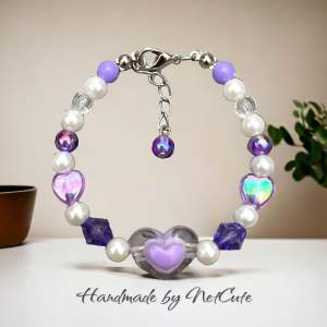 [BUY 2 GET HADIAH] My Purple Love Bracelet (14cm) Netcute Gelang Manik manik  gelang Korea aksesoris