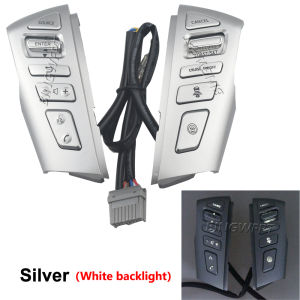 Car Steering Wheel Cruise Control Switch Buttons For Nissan PATROL Y62 2012-2018 Telephone Sound Volume Switch