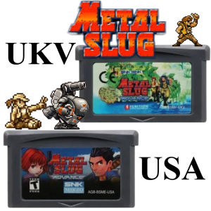 Bandai | Metal Slug GBA Game Card 32 Bit Video Game Cartridge Console Card for Metal Slug Advance for GBA USA UKV Version Classic Game