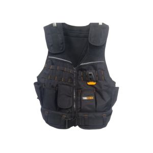 TOOLSTACK Multifunctional Tools Vest High Quality Oxford Toolkit Durable Work Vest Outdoor High-capacity Tool Storage Waistcoat