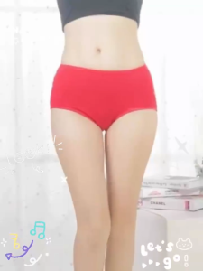 3Pcs Big size High Quality Panties100% Cotton Maternity Full Panty For Women Pan bao 9#
