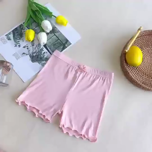 DD Pakaian Seluar Dalam Perlindungan Remaja Budak Perempuan Kain Sutera Lembut Mulberry Silk Safety Pants女童打底裤防走光